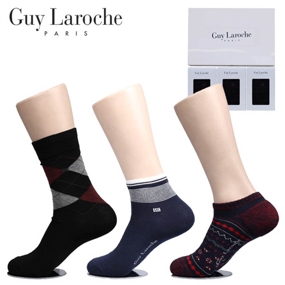 기라로쉬 양말 3P SET (GL-S-M3) 색상랜덤배송