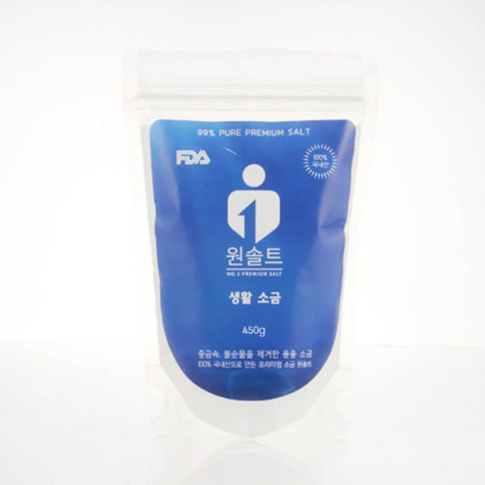 원솔트 FDA등록 용융소금 450g 생활소금