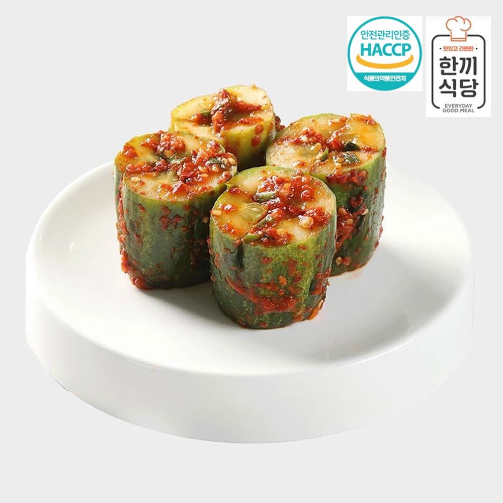 한끼식당 우리 농산물 100% 오이소박이1kg