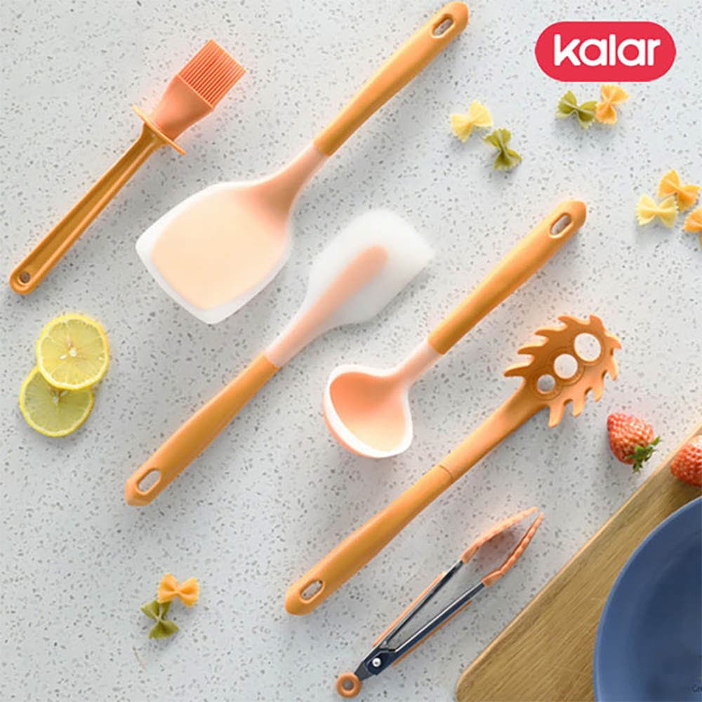 [Kalar] 고온에도 안전한 실리콘 주방 조리도구 6종세트