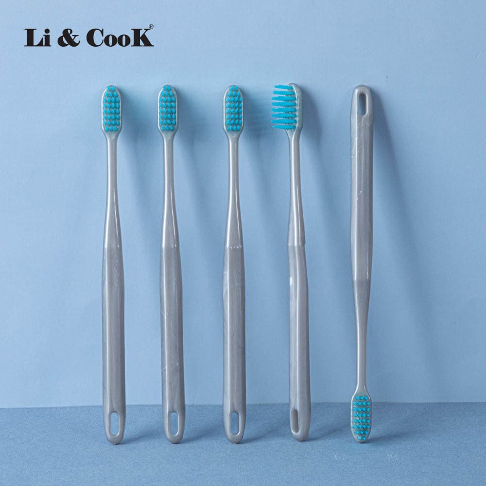 리앤쿡 원큐 칫솔 5EA (칫솔모 치약코팅)