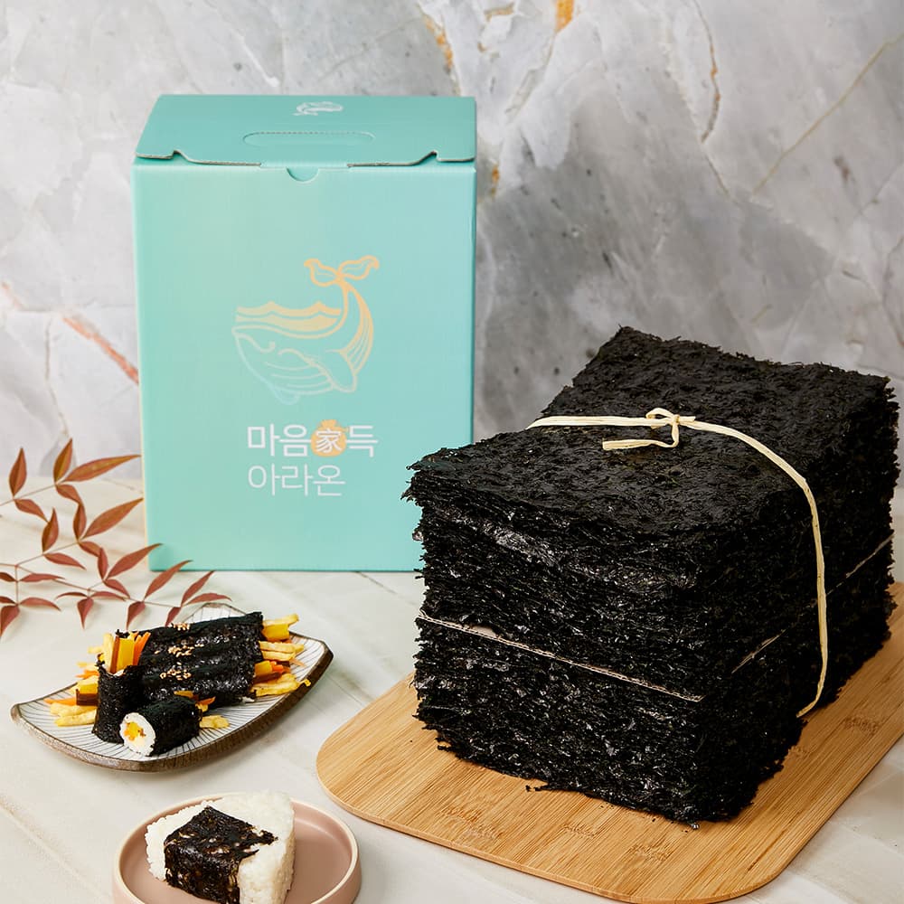 아라온 2023년 완도 청산도 햇곱창김 _ 50매