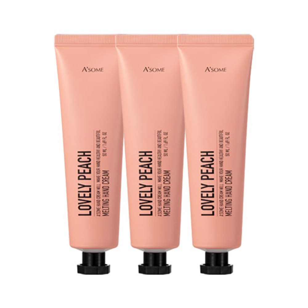 에이썸 러블리 피치 핸드크림 50ml 3개
