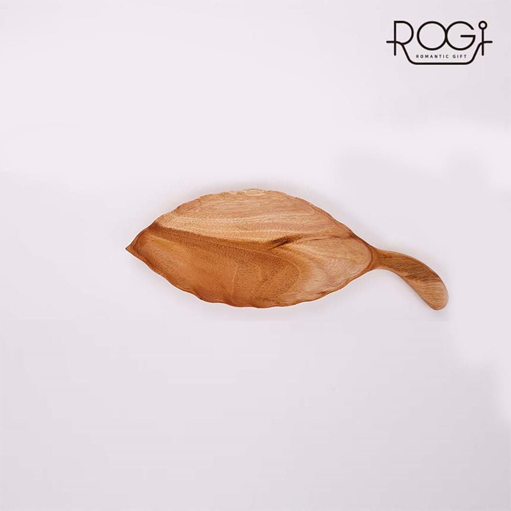 [ROGI] 로기 통원목 마호가니 리프 플레이트(S) 130x260x90mm