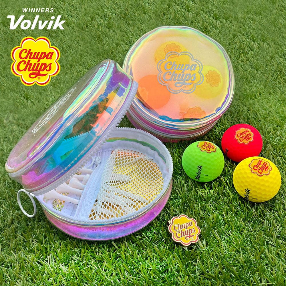볼빅 츄파춥스 TASY GOLF BALL 3구 + 파우치