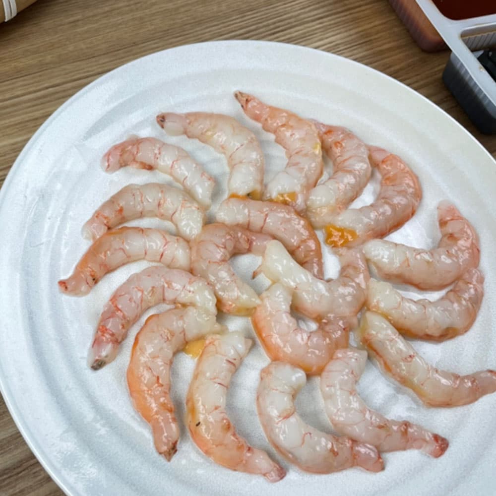 여수 자연산 달마새우 회 1+1