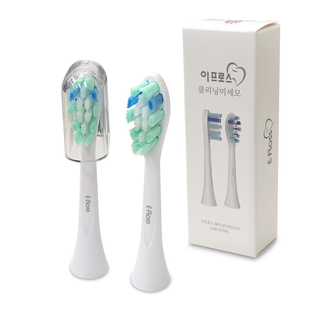 이프로스 음파전동칫솔 전용 클리닝 미세모(2P)