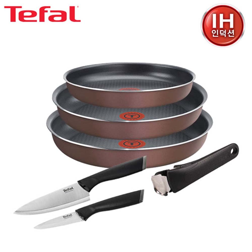 테팔 매직핸즈 로즈 와인 트라이미 3P+매직핸즈 로즈 와인 프라이팬 28cm+컴포트 식도 15cm+과도 9cm TFC-RWMH3F8CFCH15FR9