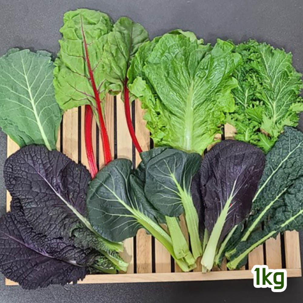싱싱 국산 특품 모듬 쌈채소 1kg (8종류 내외)