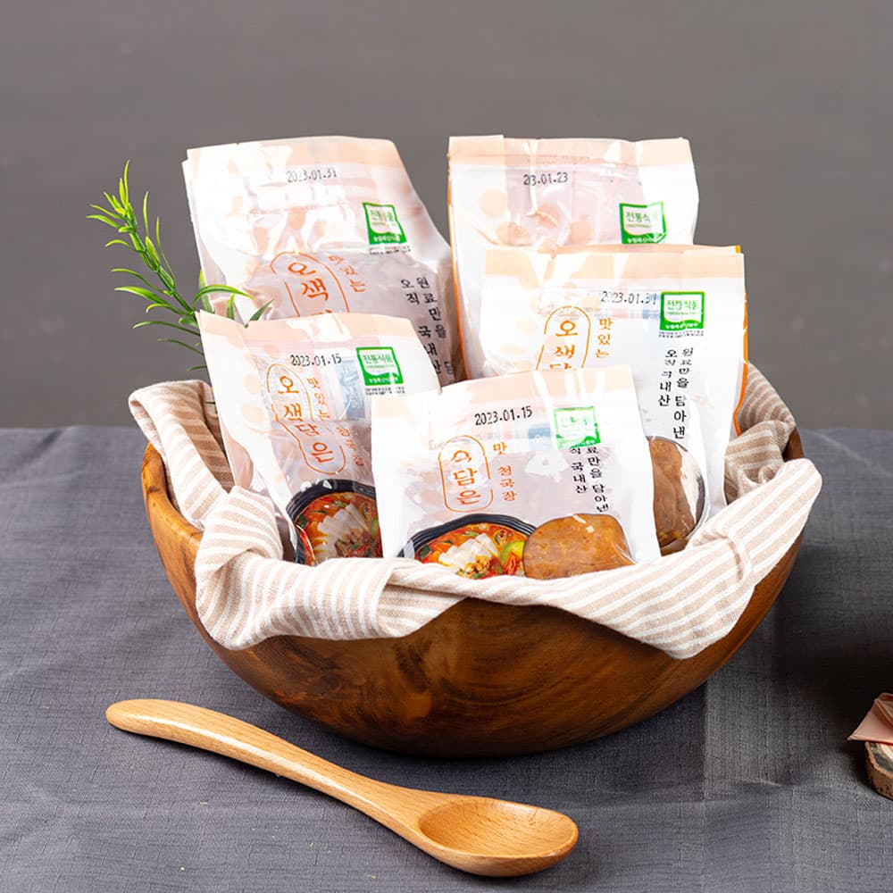[금봉산농원]오색담은 맛있는 청국장 150g 5개