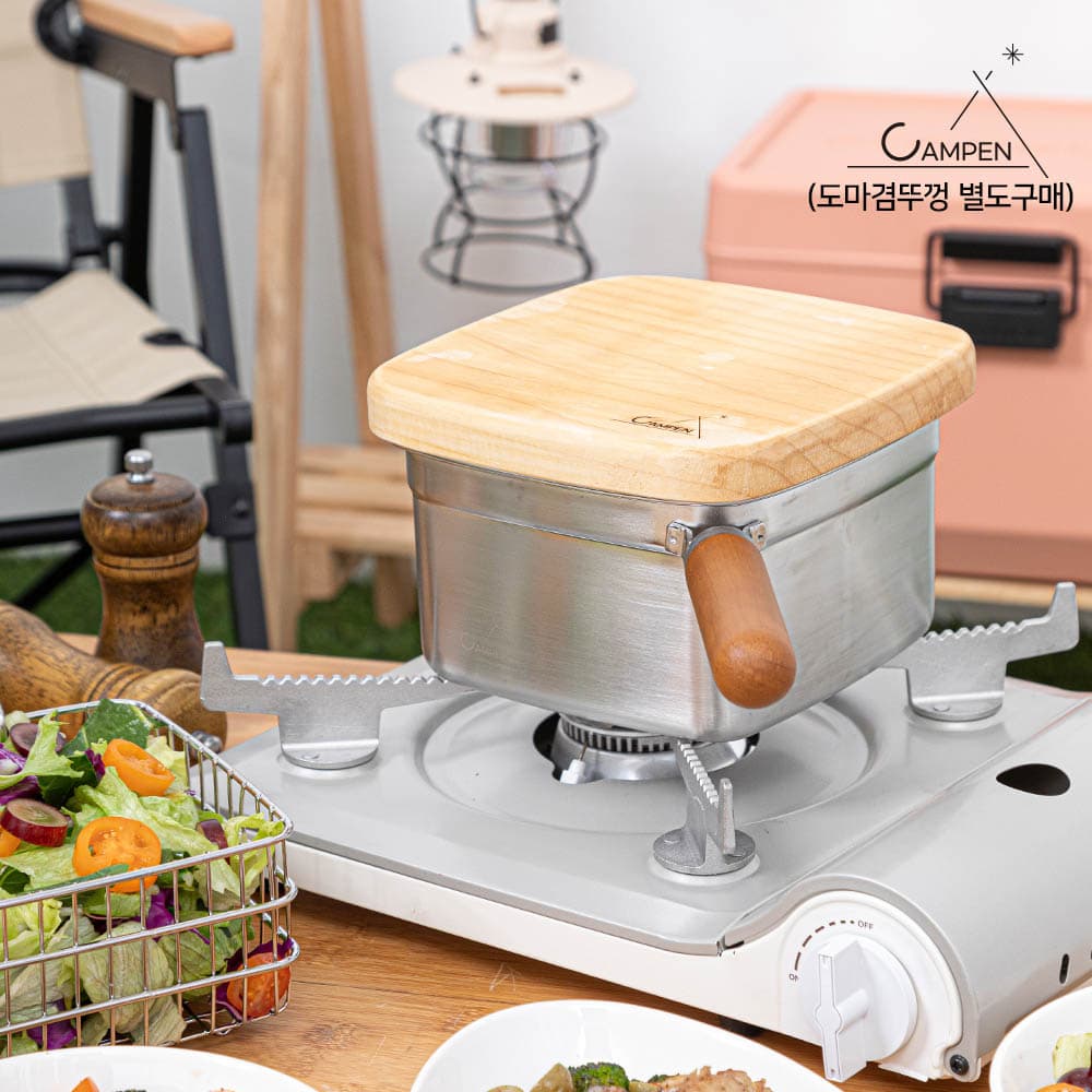 로얄튜더 리버티 스텐냄비 편수 17cm (편수17cm+유리뚜껑)