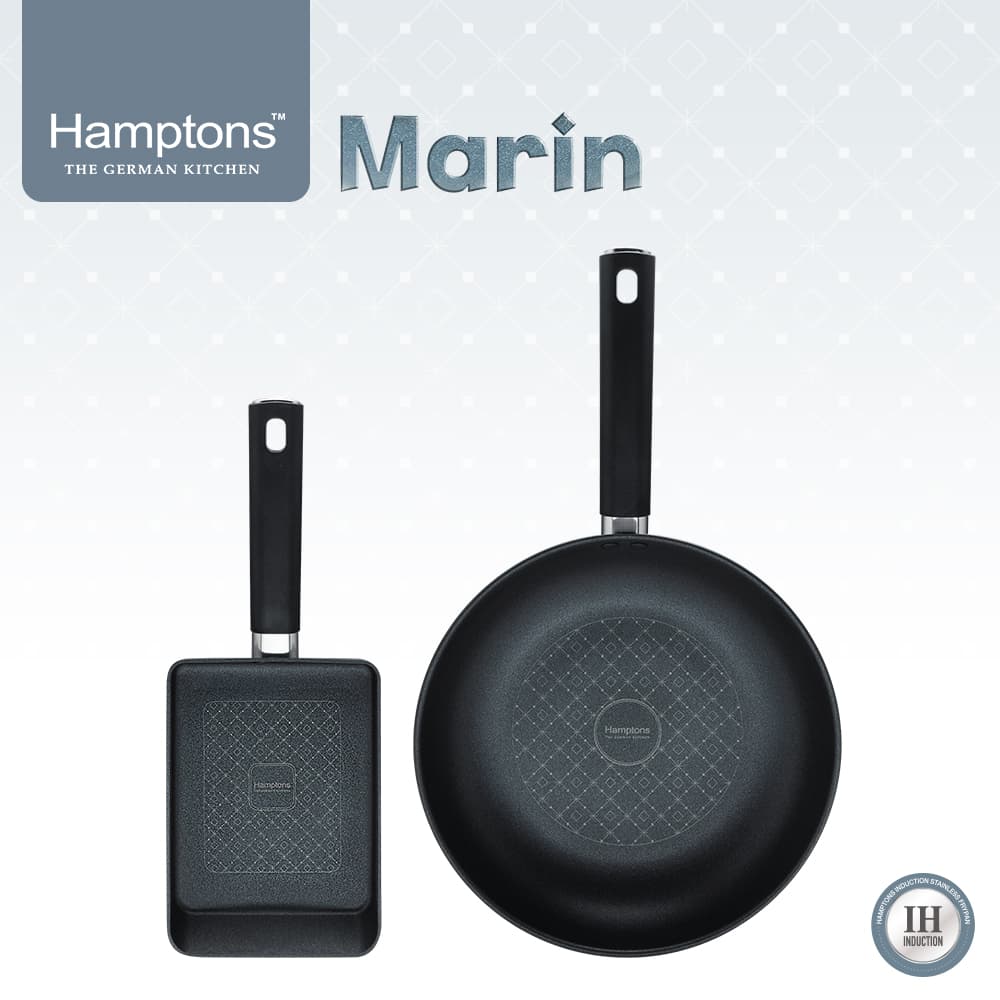 Hamptons햄튼 마린(Marin) 인덕션 후라이팬 18F+26F 2종-B HTMR-18SF6F