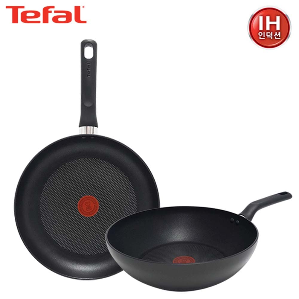 테팔 인덕션 델리커시 티타늄 프라이팬 28cm+멀티팬 28cm TFC-ID8W