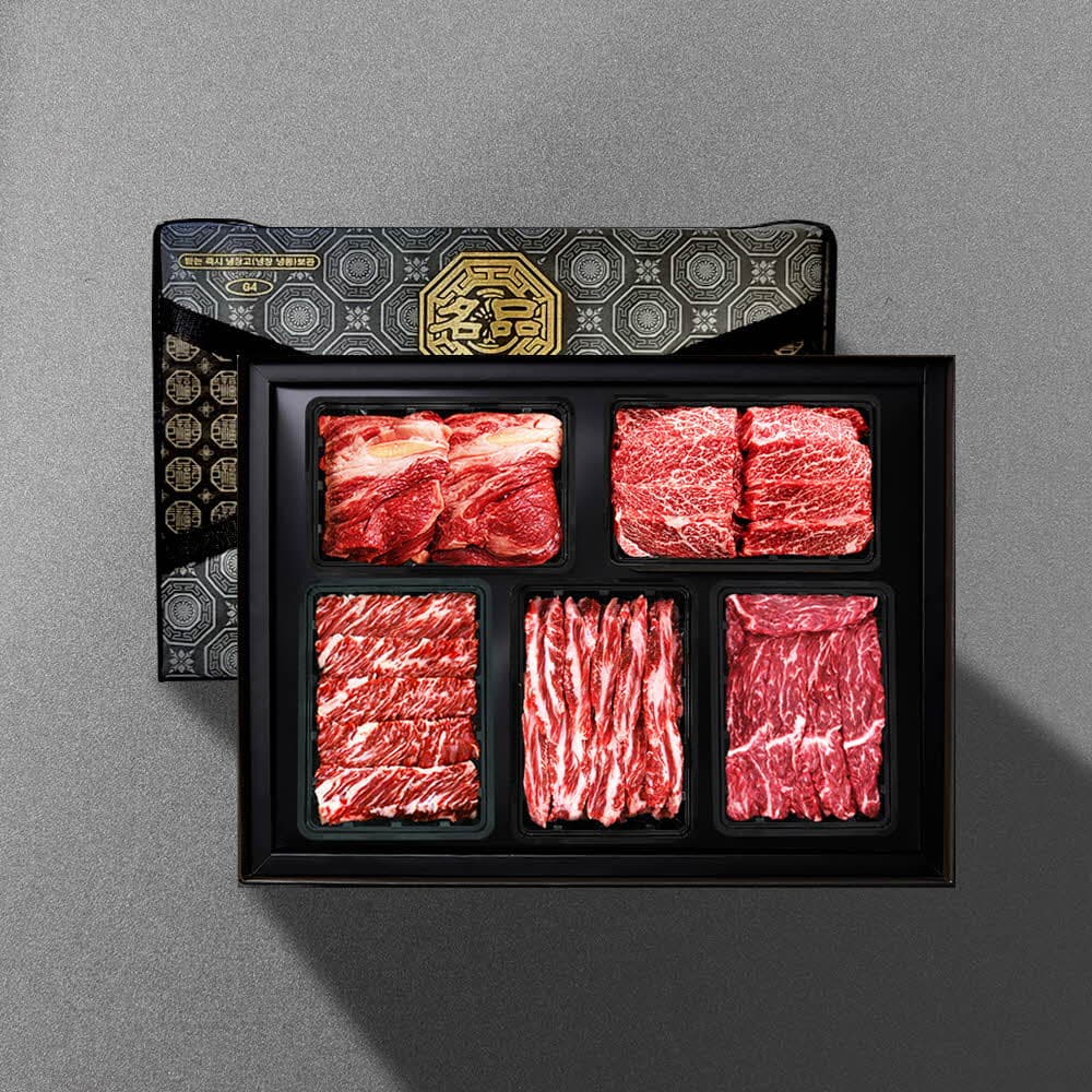[기품맛담] 1++등급 횡성한우 특선 3kg 선물세트4호(꽃6/안6/토6/갈6/살6)