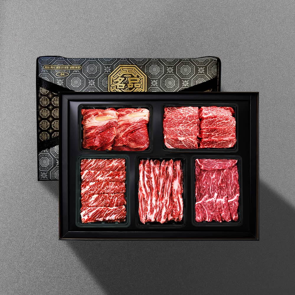 [기품맛담] 1++등급 횡성한우 특선 3.5kg 선물세트5호(꽃7/안7/토7/갈7/살7)
