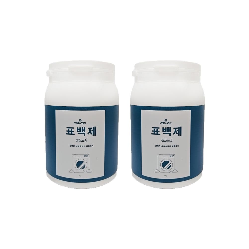 생활과생각 표백제 1kg 2개