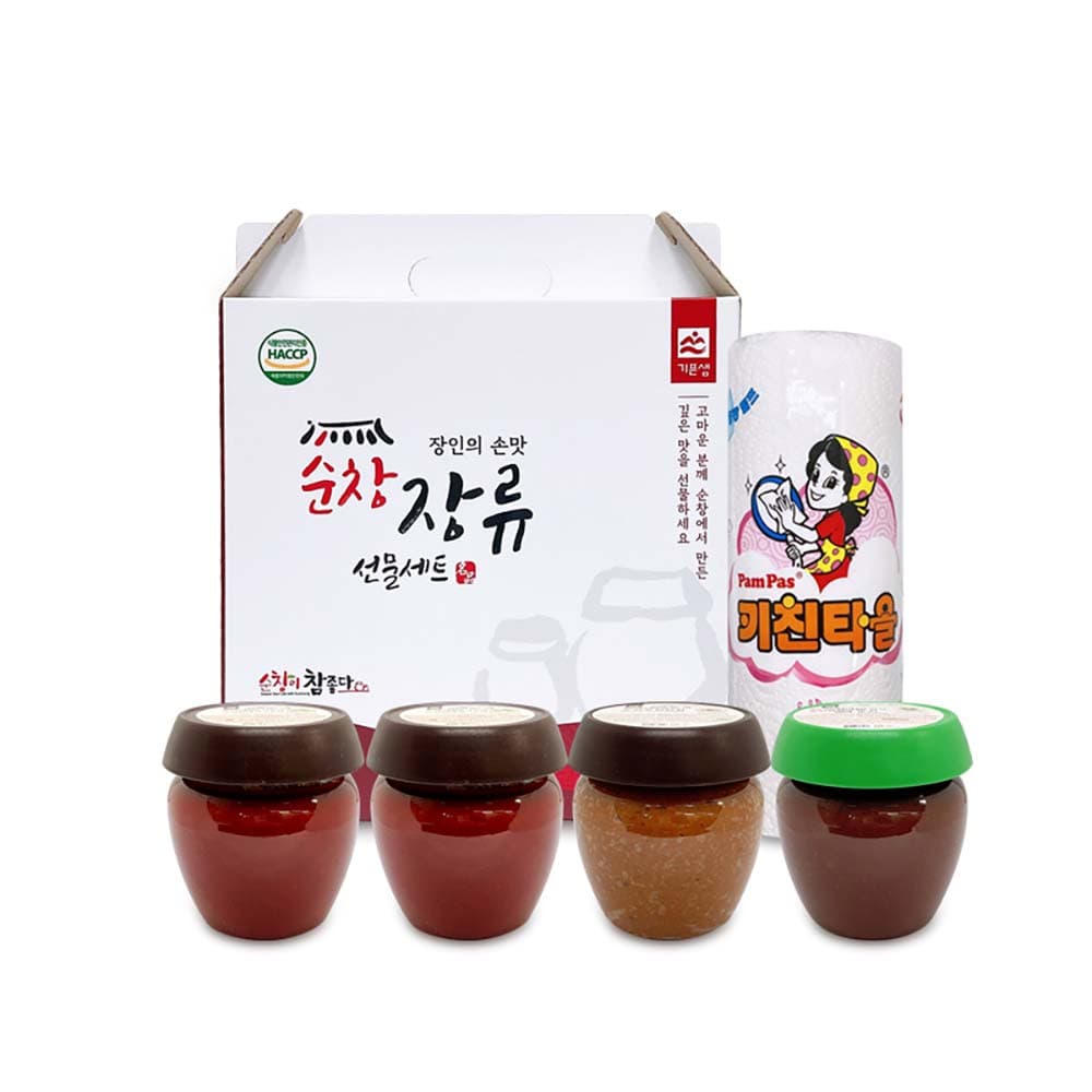 웰크리 완도 전복 간장 선물세트 500ml * 2 (박스포장)