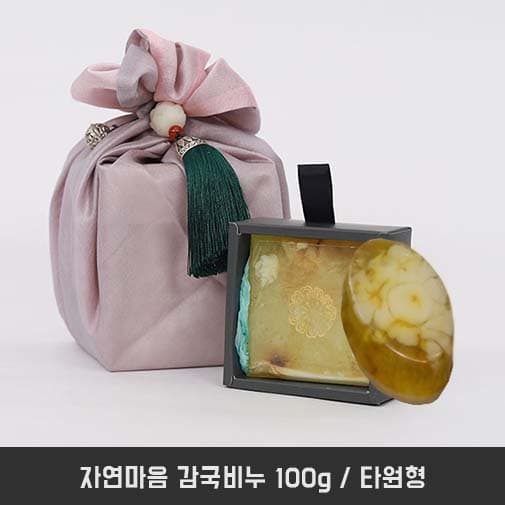 자연마음 감국비누 100g / 타원형