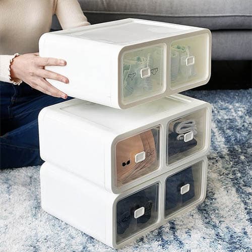블럭 칸막이 속옷정리함 (12칸막이)