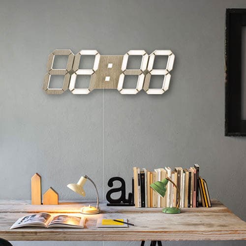 국산 시즌3 플라이토 우드 3D LED 벽시계 LG전구 38cm