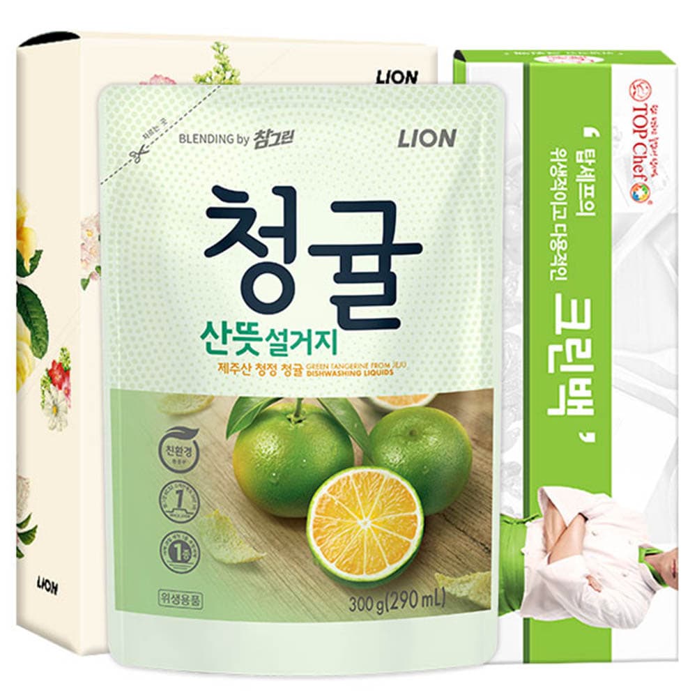 참그린청귤300리필 크린백(2종)