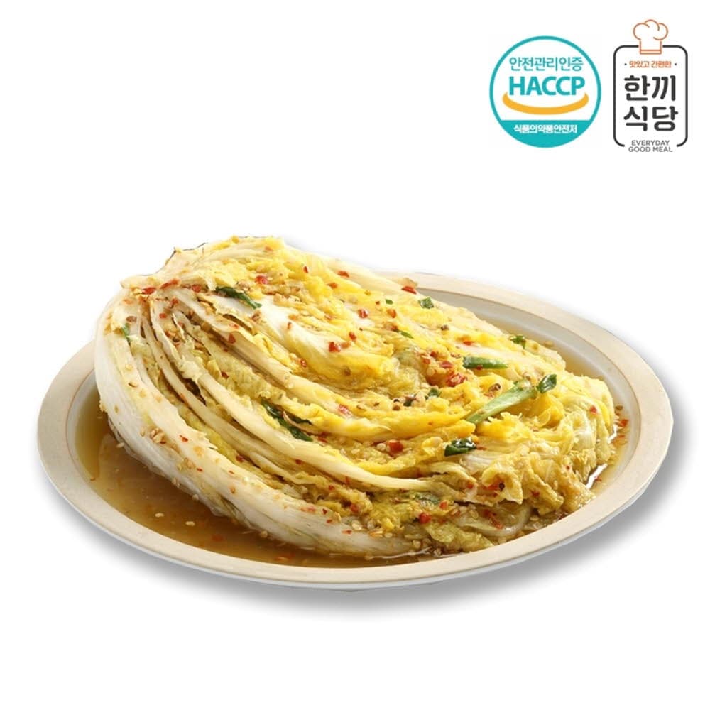 한끼식당 우리 농산물 100% 고추씨백김치1kg