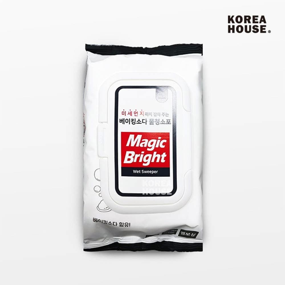 코리아하우스 베이킹소다 물청소포 고급형 캡 30매 중형 *20EA