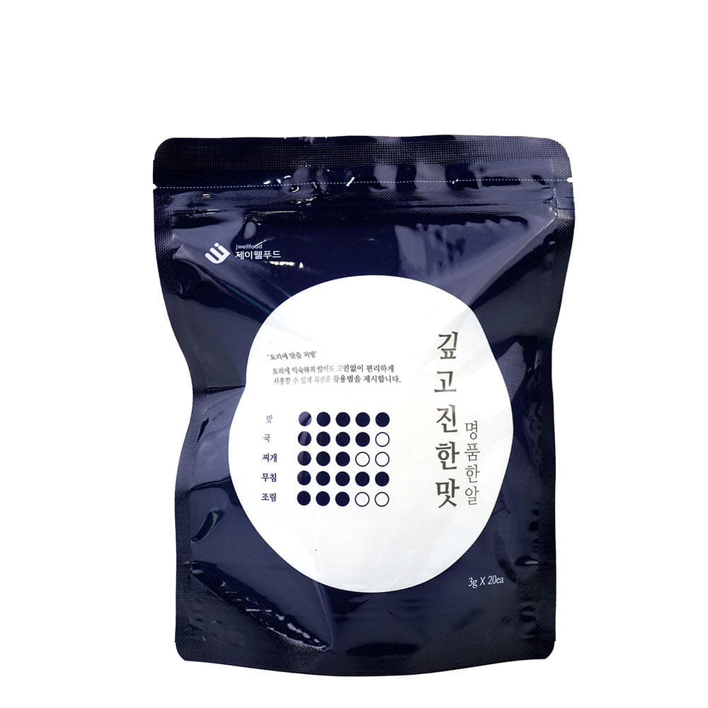 제이웰푸드 명품한알 깊고진한맛 60g (3g x 20ea)