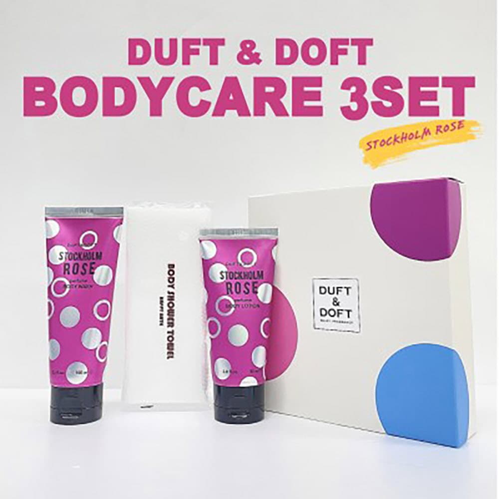더프트앤도프트 바디케어 3종세트(바디워시100ml+바디로션80ml+타올)