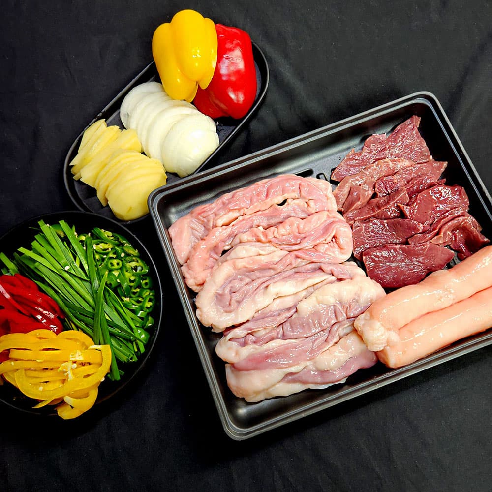 당일도축 급랭 한우 생생곱창모듬 1kg