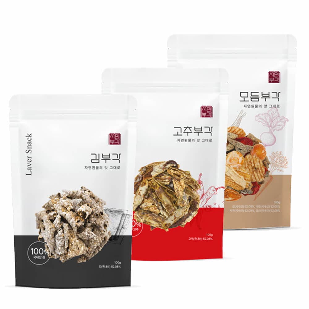 서민프레시 부각 100g (김/고추/모듬 택1)