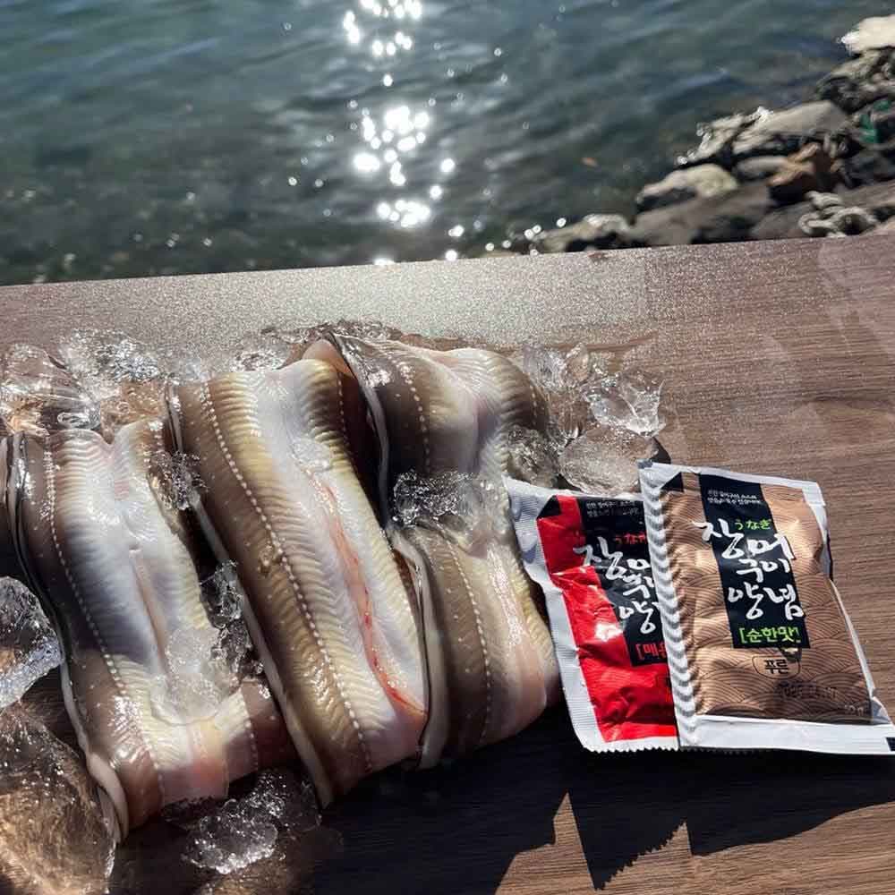 통영 바다장어 특대 사이즈 1kg(2~4미)+매콤달콤양념 무료증정
