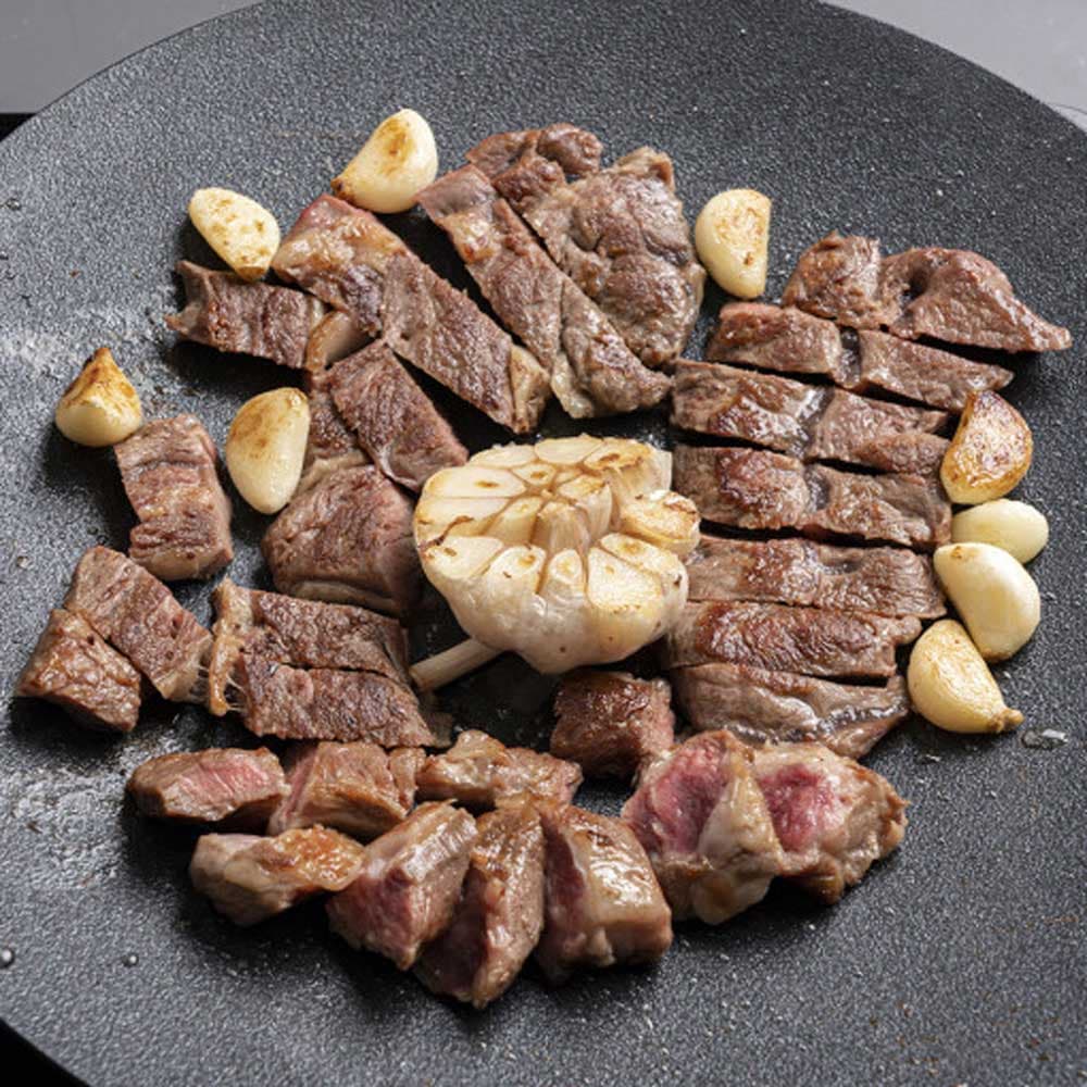 에이징그라운드 AG 갈릭에이징 블랙앵거스 소고기 모둠 510g (등심170g+부채살170g+갈비살170g)