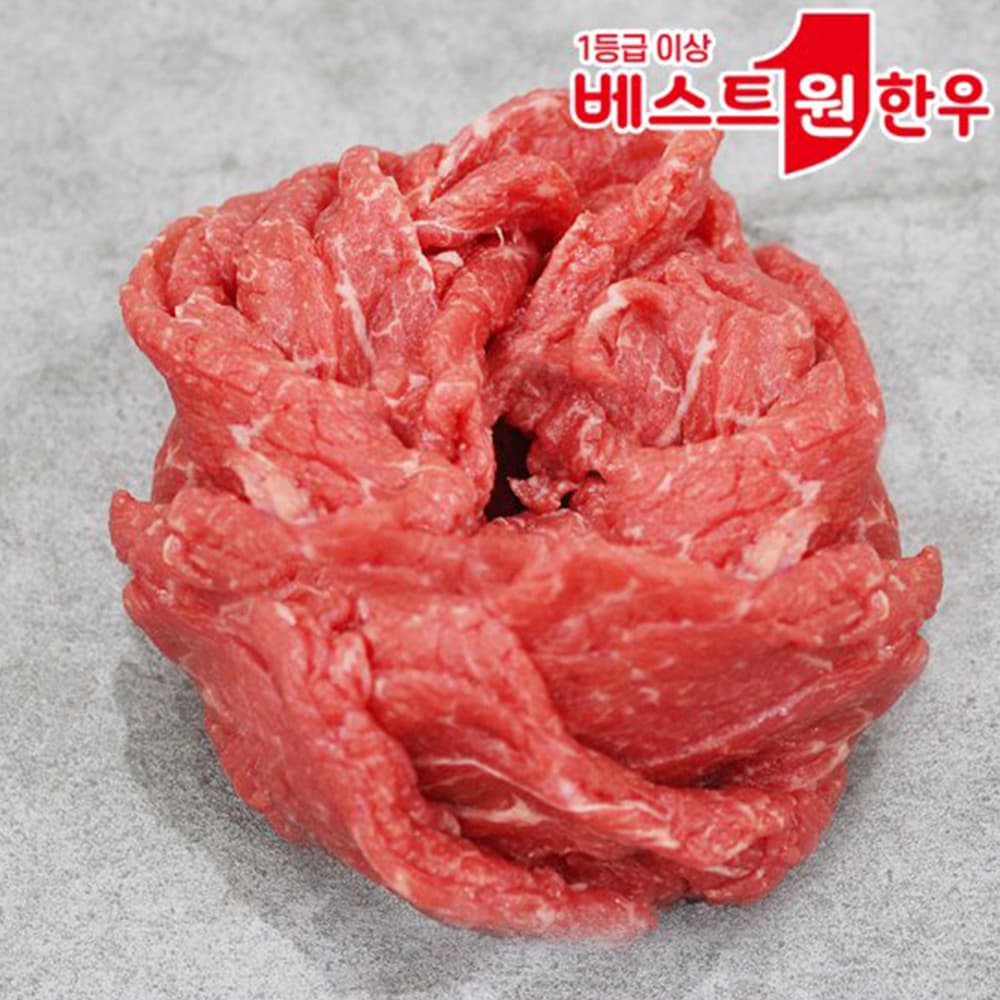 베스트원 한우 1등급 이상 한우 불고기 400g
