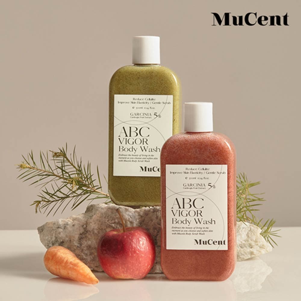 (백화점판매용) 뮤센트X양쥐언니 뮤센트 ABC 비거 바디워시300ml 2종세트 레드벨벳+프레쉬 라임