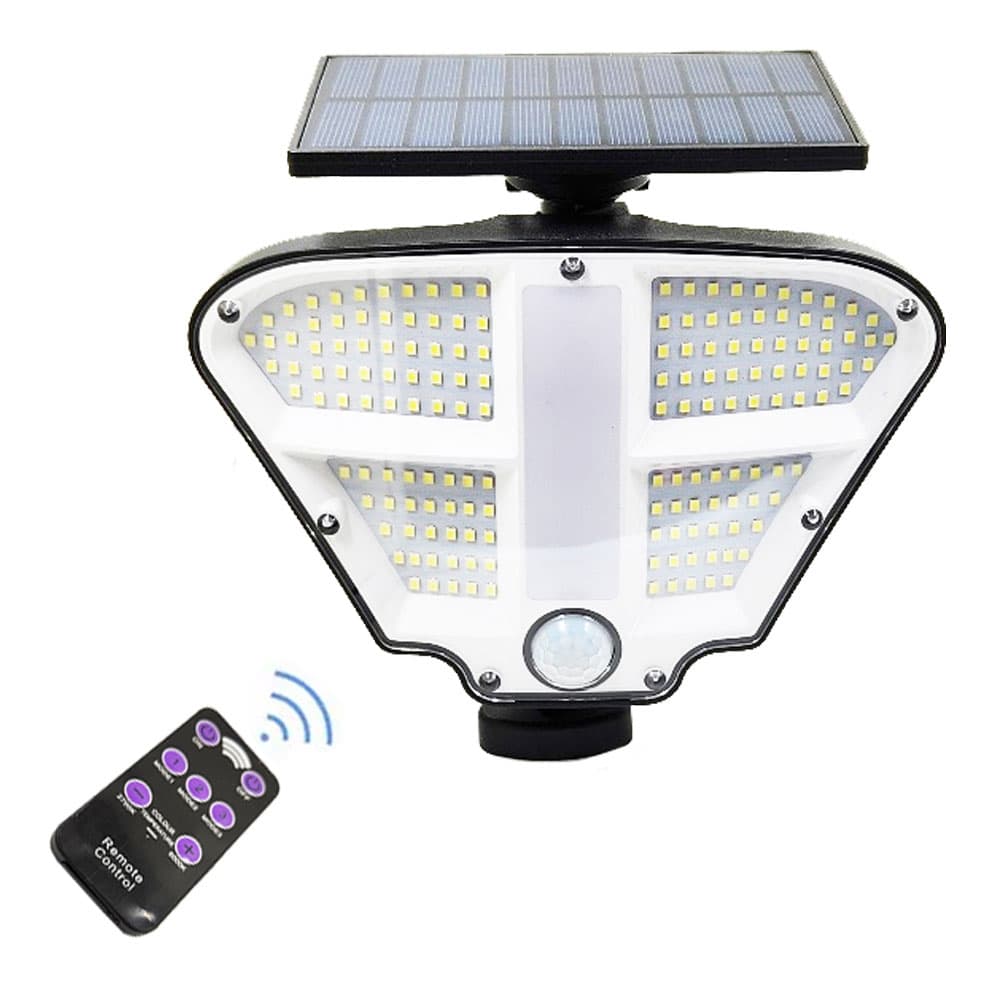 160 LED 태양광 충전식 야외 멀티 센서등 조명등 벽등 F160