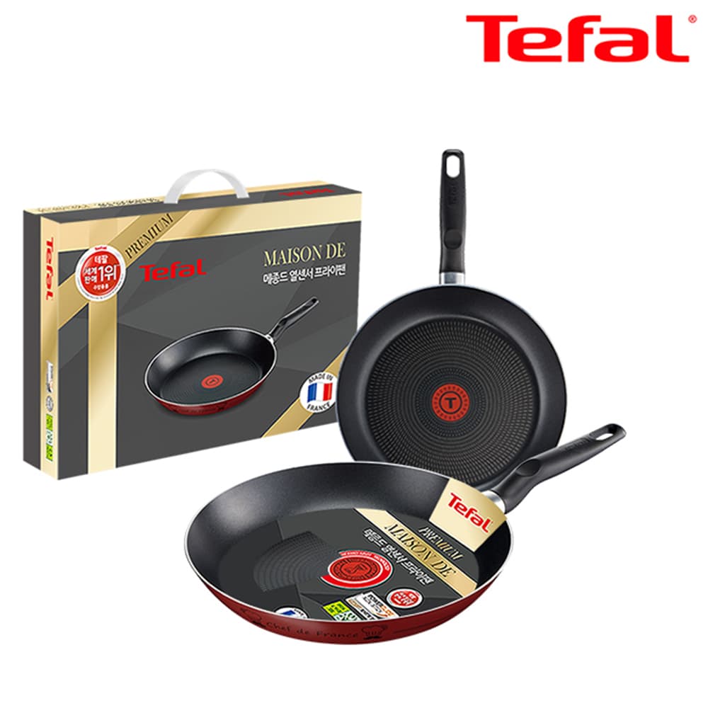 테팔 메종드 열센서 프리미엄 프라이팬 24cm+28cm CT1-MFP2428