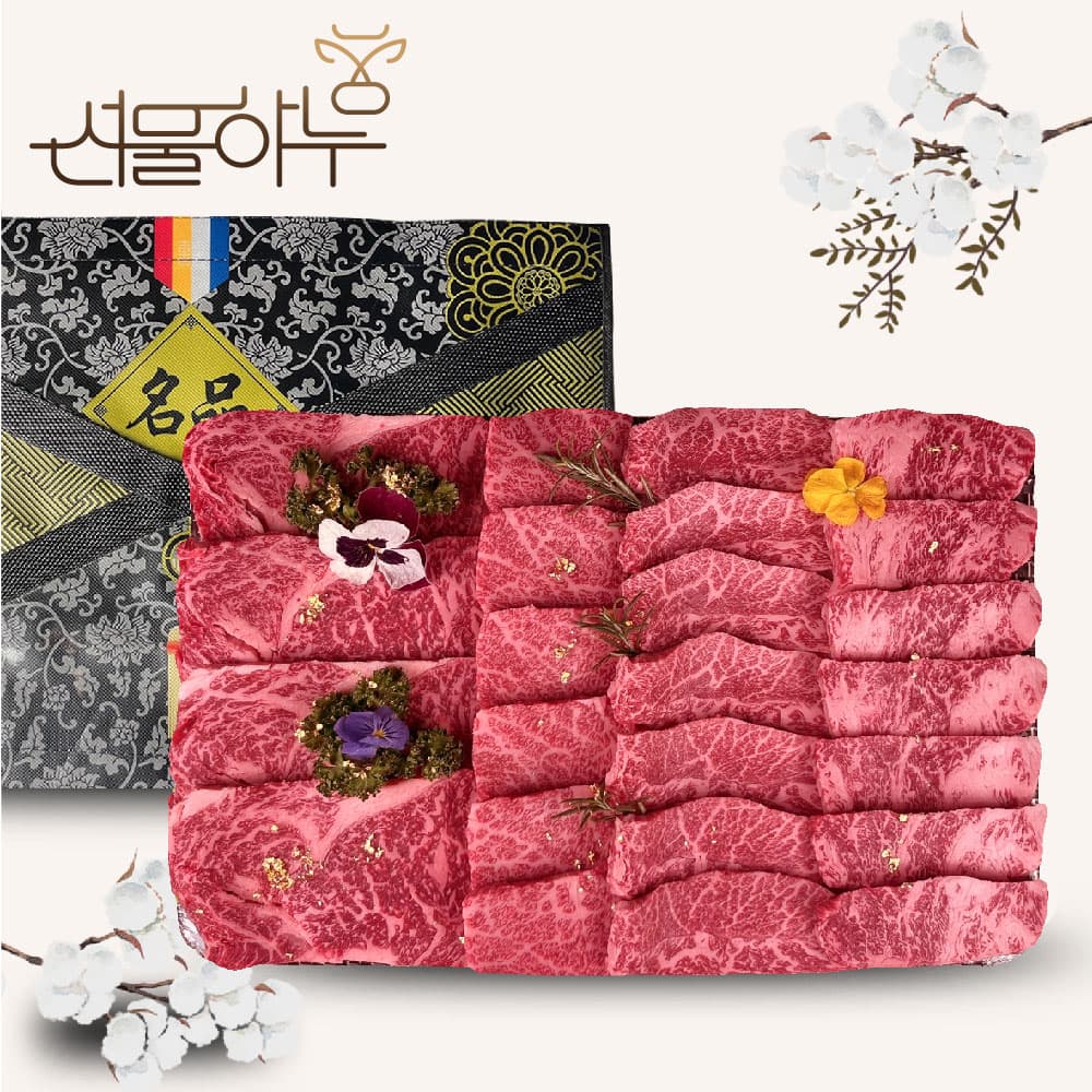 1++등급 한우 투뿔 모듬 선물세트 1kg