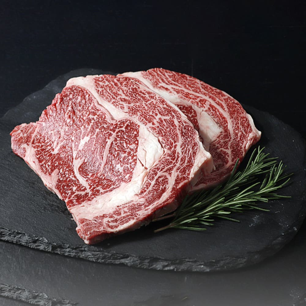 우아한한끼 소고기 한우 투뿔 차돌박이 200g 2개