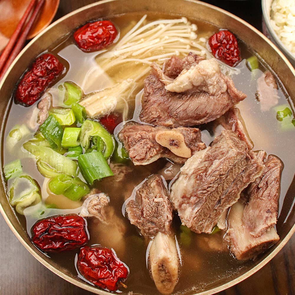 괴물용량 진국 뼈 없는 순살 갈비탕 4팩(600g x4)