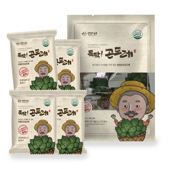 뚝딱 곤드레 16g(4g*4블럭)*5개 상세이미지