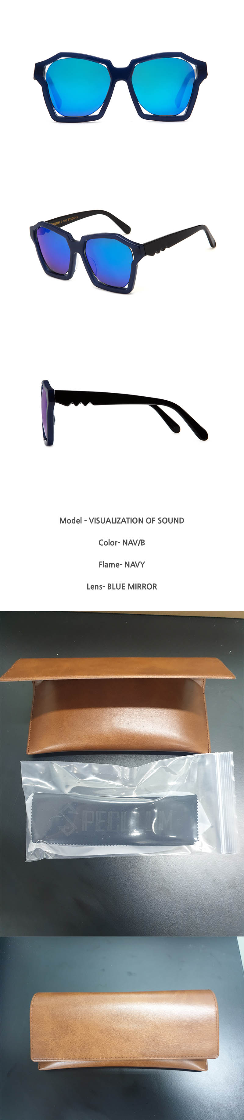 스페쿨룸 선글라스 VISUALIZATION OF SOUND NAV/B 상세이미지