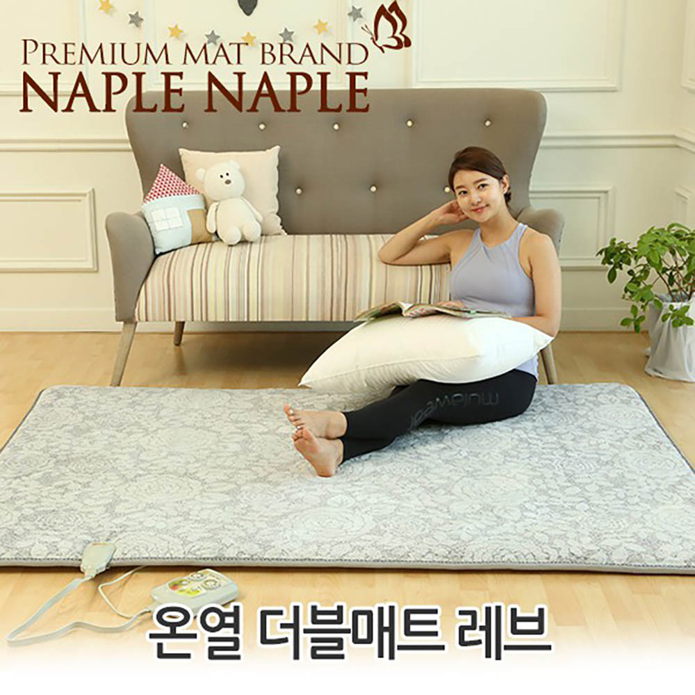 나플나플 온열더블 매트 레브 2난방 140 x 200 NPR-H140 상세이미지