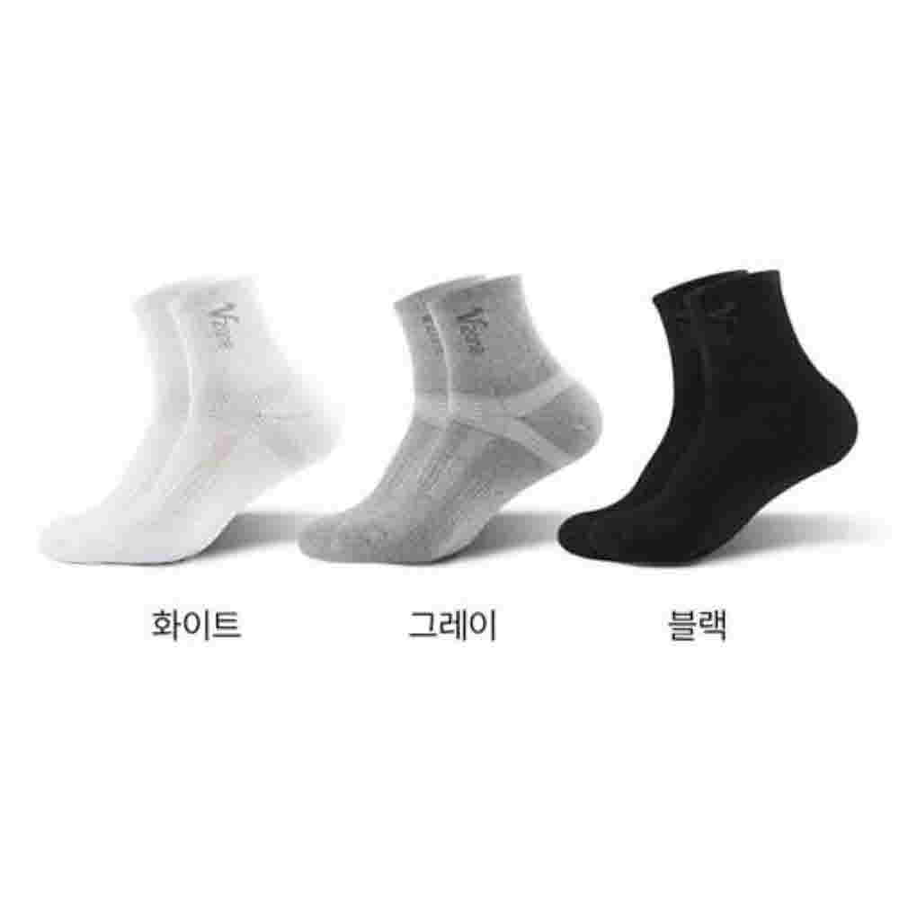폴턴 V존스포츠양말 여성 중목 3켤레 상세이미지
