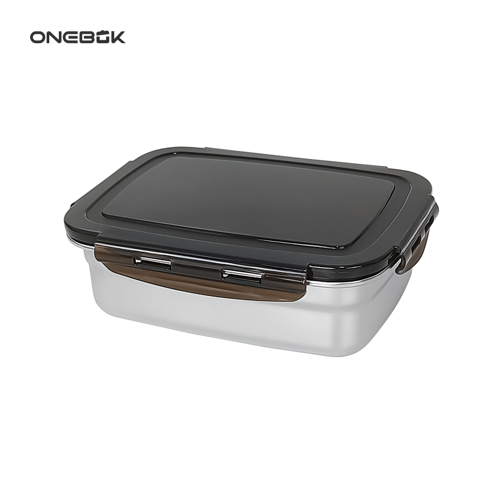 ONEBOK 스테인레스 밀폐용기 직사각형 850ml 상세이미지