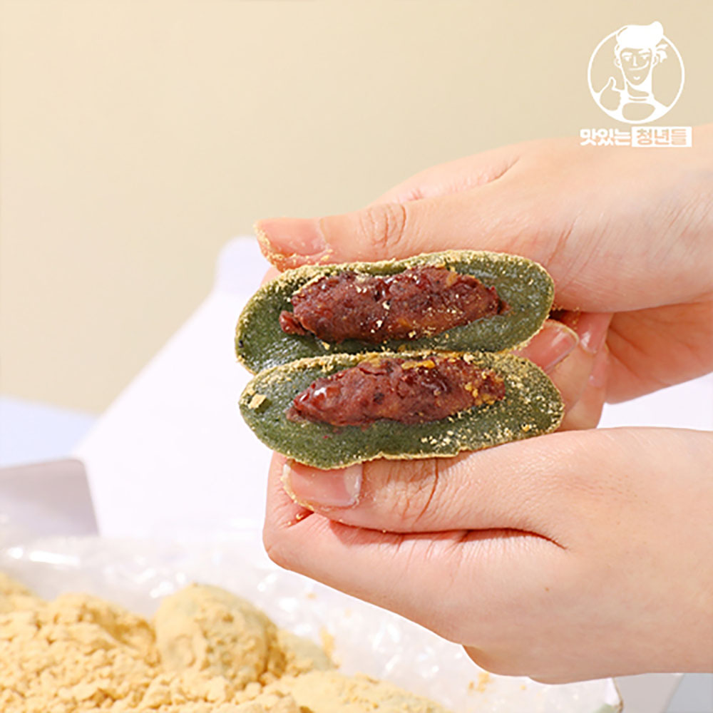 맛있는청년들 더바르게 정성담은 콩쑥개떡 960g 상세이미지
