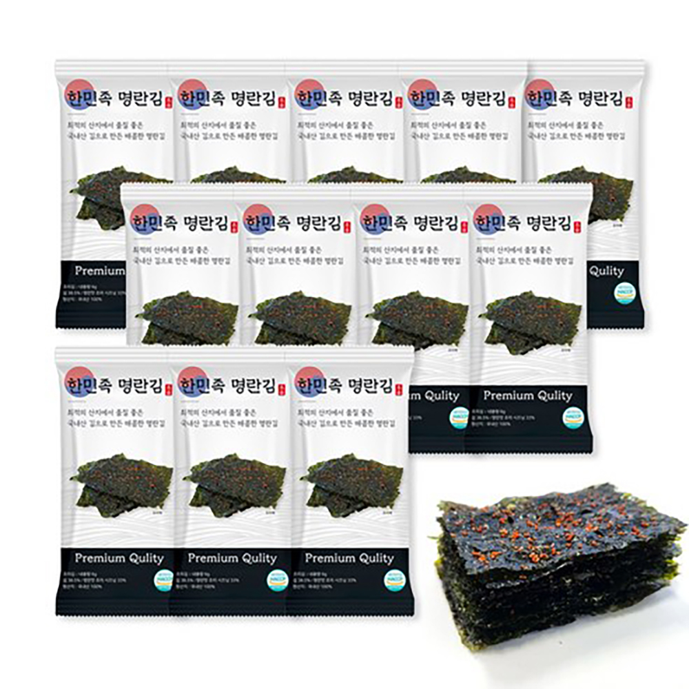 매콤단백 한민족 명란김 - 명란김 6g * 24봉 상세이미지