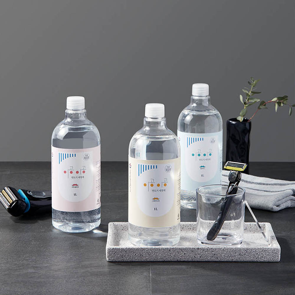 이공이공 면도기세정액 1L / 1+1+컵+핸드워시 상세이미지