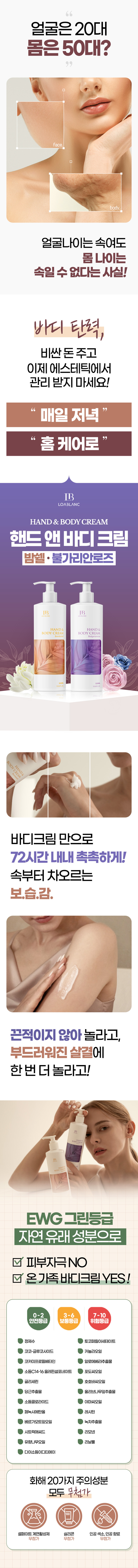 핸드앤바디크림 불가리안로즈 320ml 상세이미지